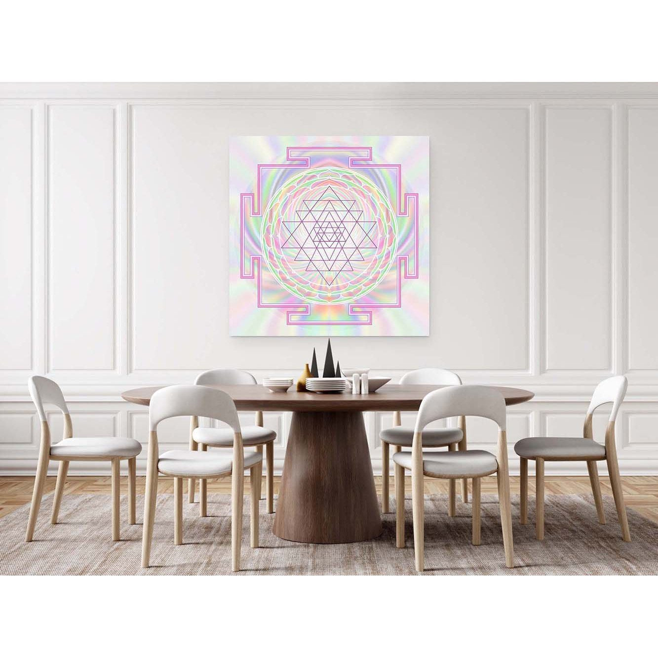 Sri Yantra V Pastell