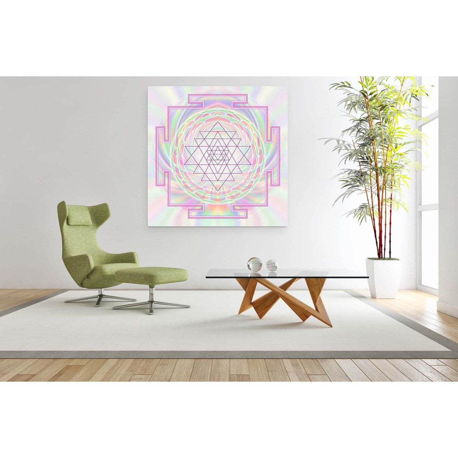Sri Yantra V Pastell