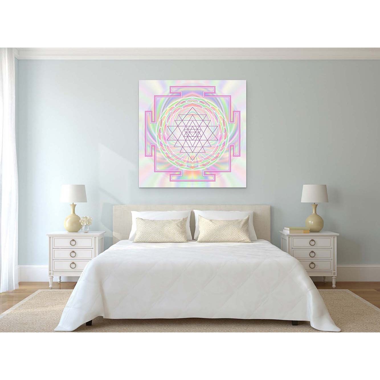 Sri Yantra V Pastell