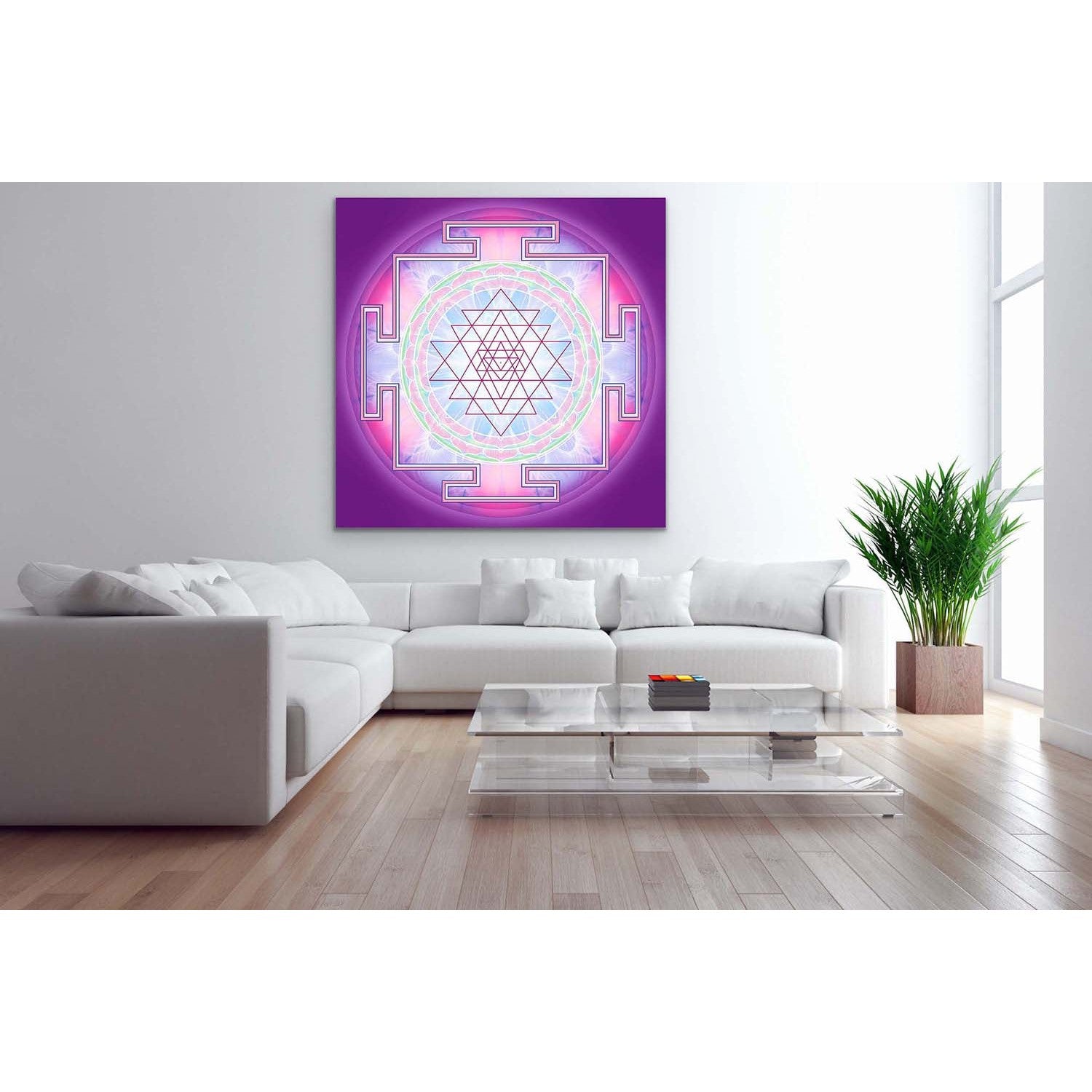 Sri Yantra VI Voilett