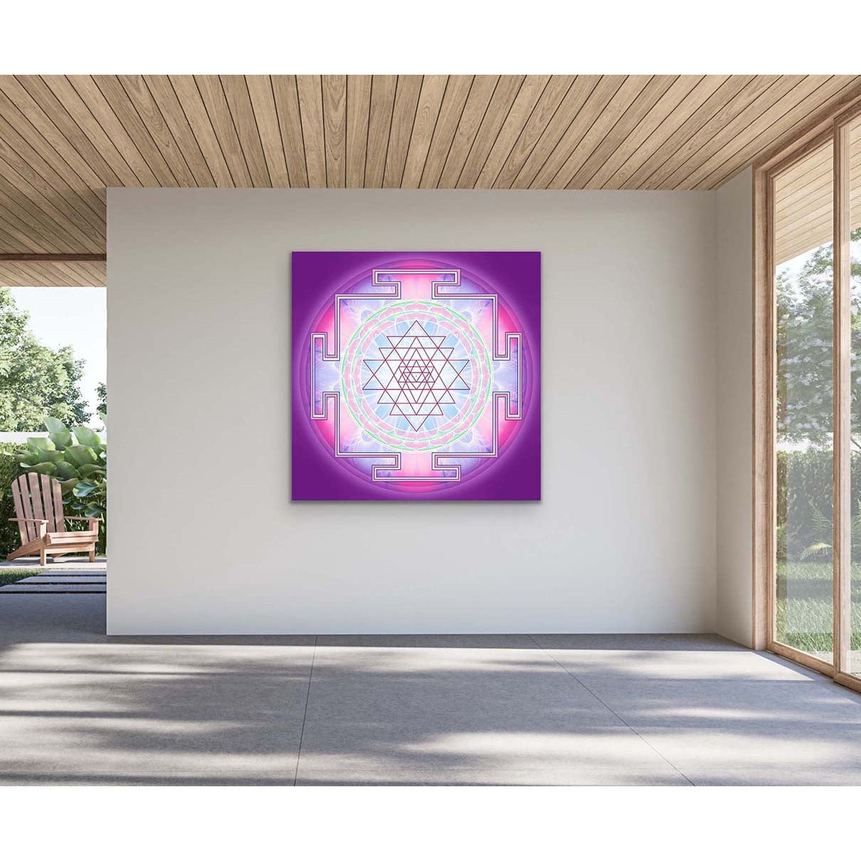 Sri Yantra VI Voilett
