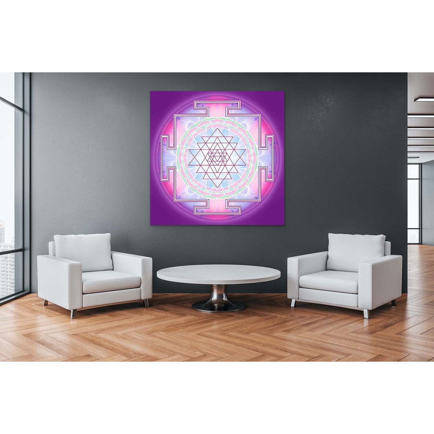 Sri Yantra VI Voilett