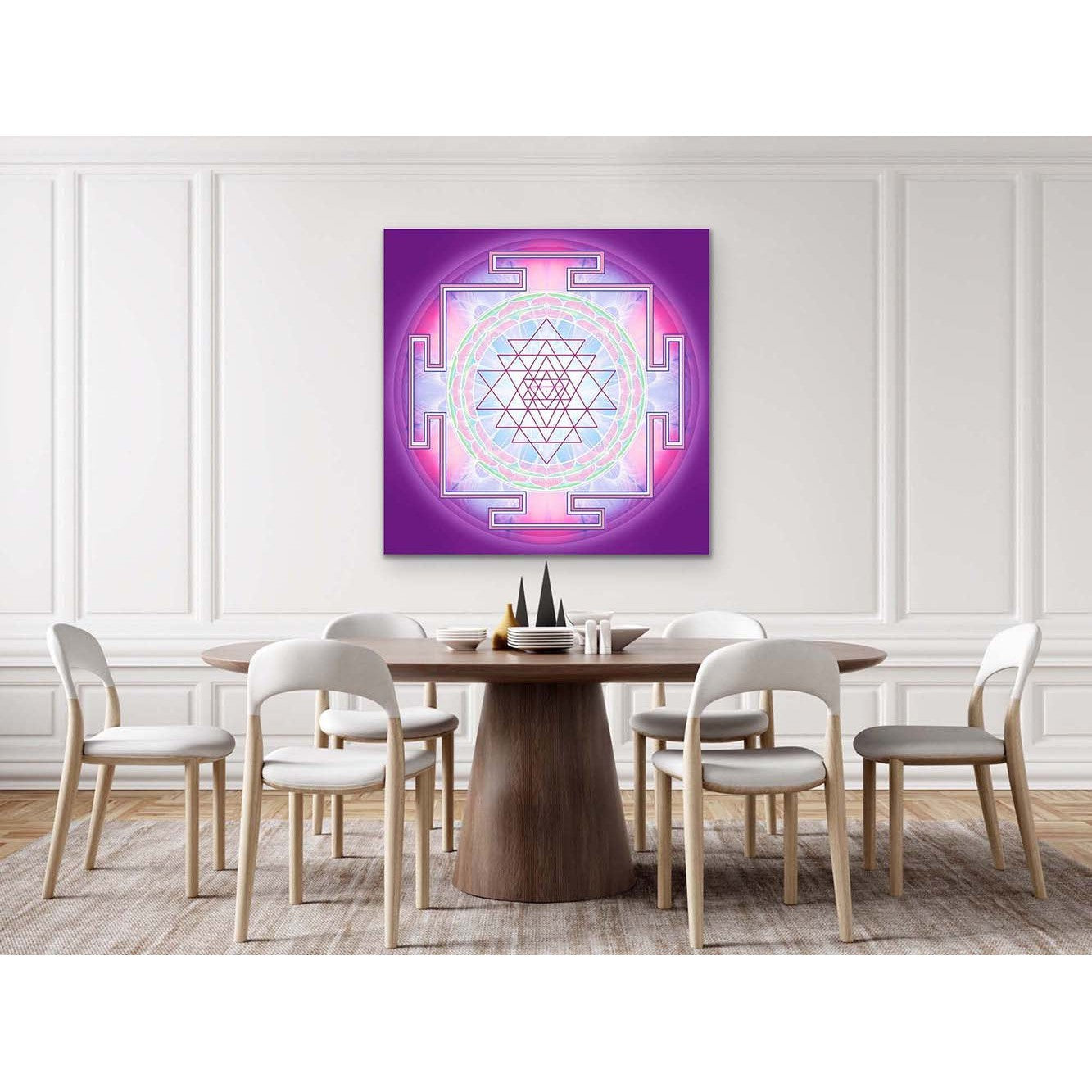 Sri Yantra VI Voilett
